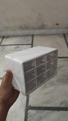 9 Drawers Multipurpose Rectangular Storage Container Box