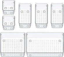 7Pcs Acrylic Drawer Storage Organiser